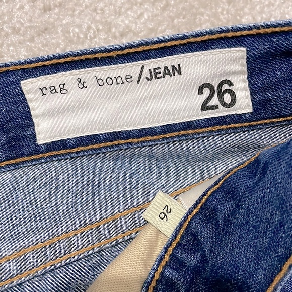 Rag & Bone Distressed Jean Shorts, Size 26 - Picture 2 of 7